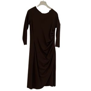 🔥HP🔥 ARMANI COLLEZIONI NWT perfect dress for day to evening. 46. Ruched slides